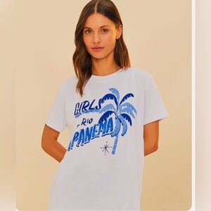 FARM RIO Off-White Girls Rio Ipanema T-Shirt